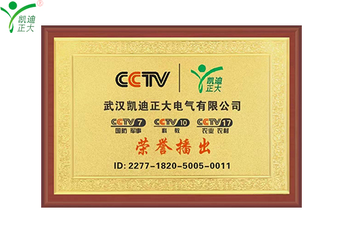 凱迪正大登上CCTV央視廣告，全力打造品牌新高度